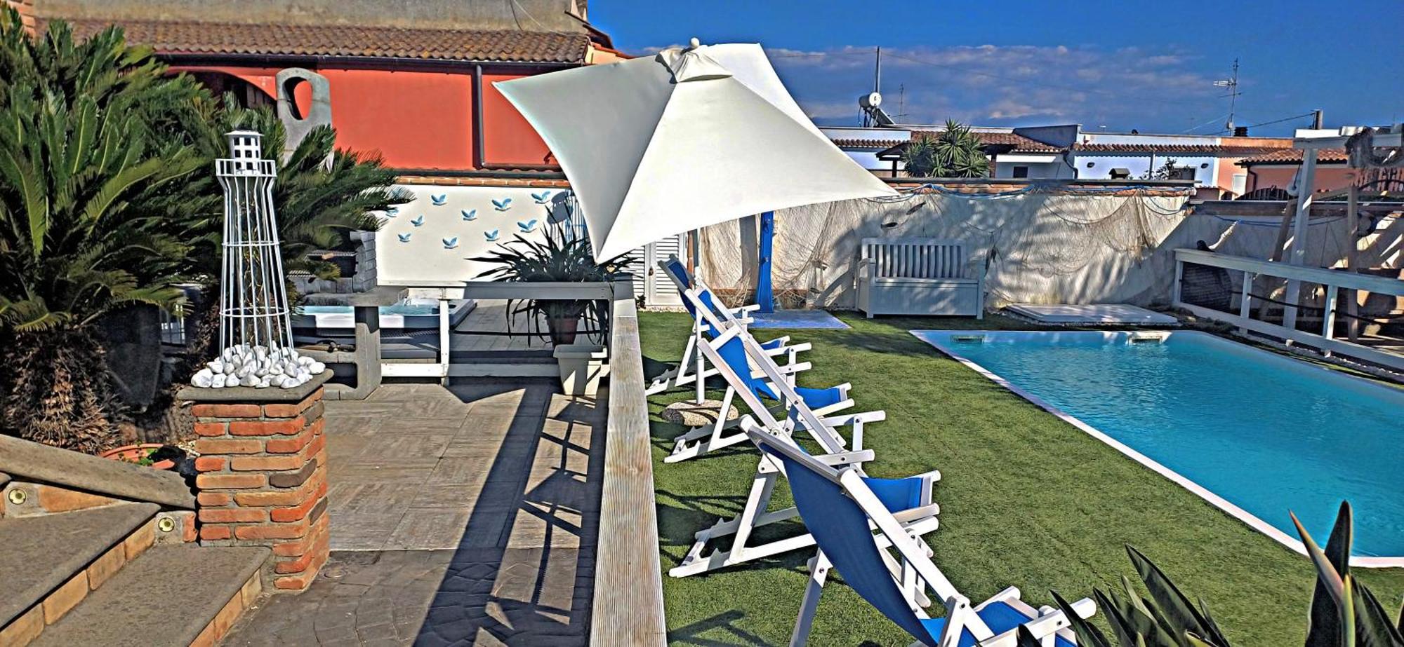 Alloggi Turistici Con Piscina Palestra Jacuzzi Sauna Anzio Dış mekan fotoğraf