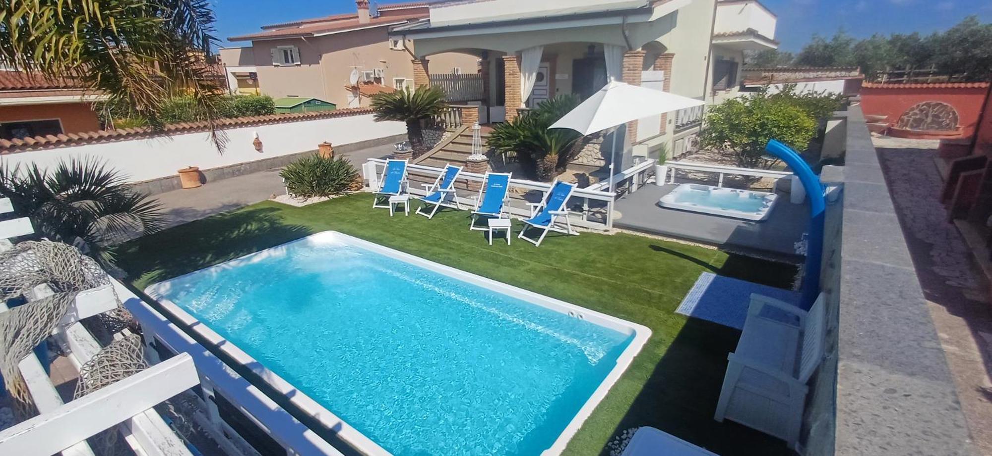 Alloggi Turistici Con Piscina Palestra Jacuzzi Sauna Anzio Dış mekan fotoğraf